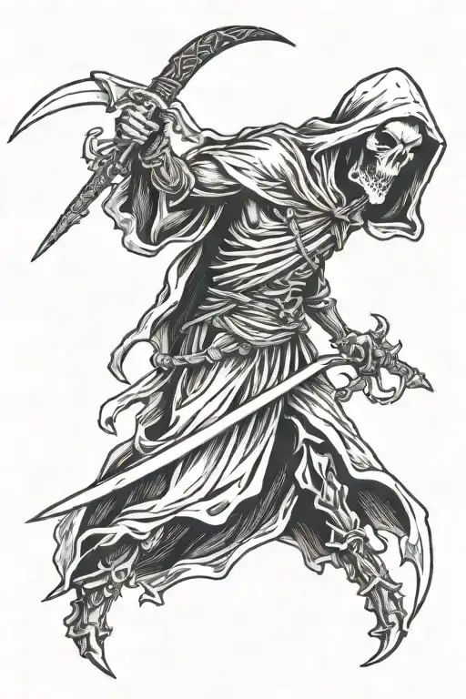 Reaper With Scytche