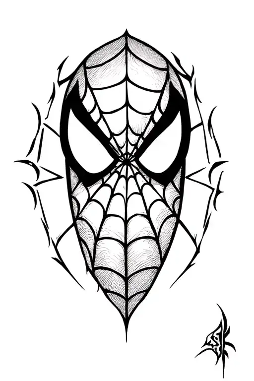 Spiderman Gothic Style Logo