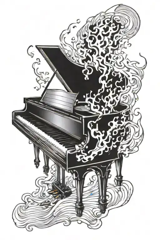 Piano On Fire