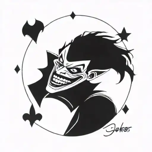 Joker Smile Laugh Hand