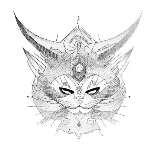 Gato Samurai Protetor