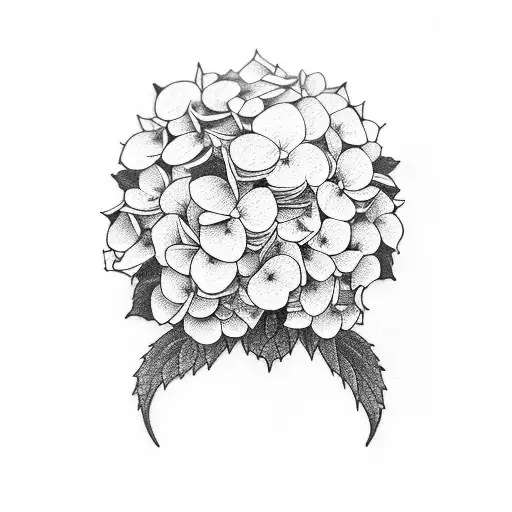 Hydrangea And A Book And A Newspaper And A Whiskey Glass