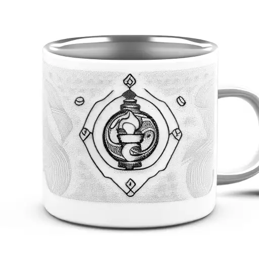 Coffee Mug With The Friends Logo