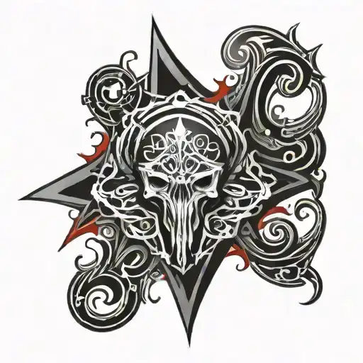 Hood Logo With Blood