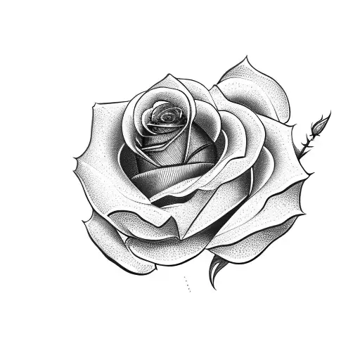 The Name Inaiyah Implemented In A Rose
