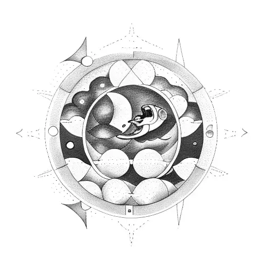 Moon Phases Pisces In A Line