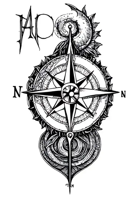 Compass Rose Simple