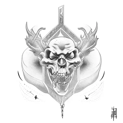 It Must Stand For The End Of A Life With Pain And Looking Forwards To Te The Future