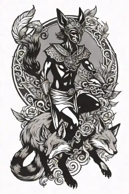 God Hermes And A Fox