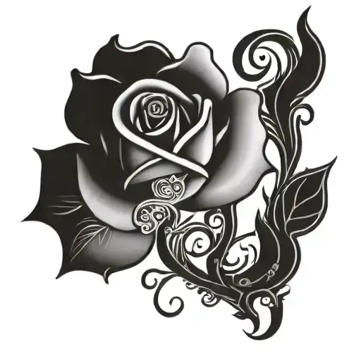 Filigree With Rose