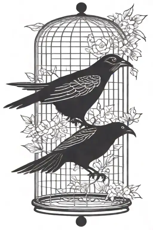 Bird Set Free From Cage