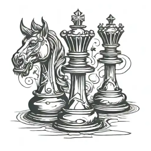 Chess Piece King Piece Only