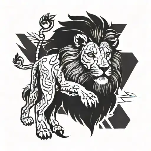 Israel With A Lion