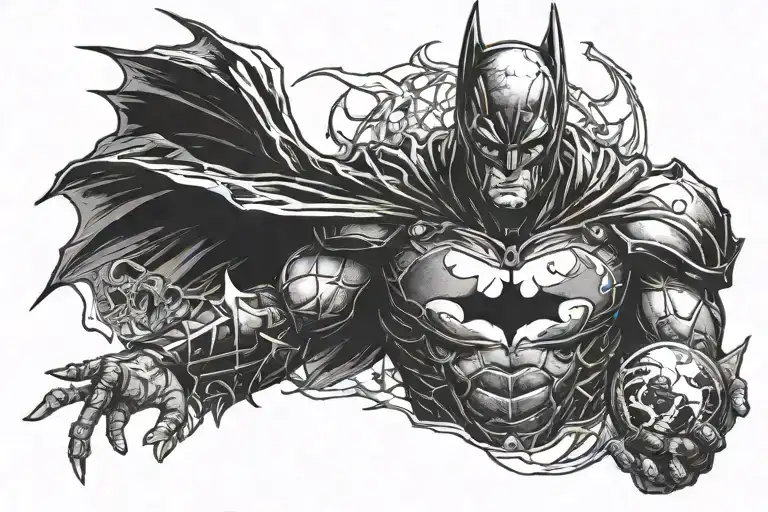 Dark Knight Holding World In His Hands