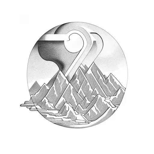 Hourglass Mountains Earth