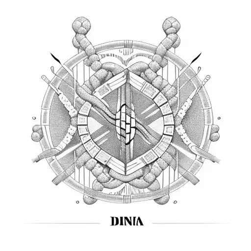 Dna Strand With Names