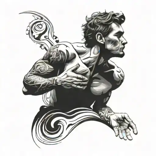 Topless Male Self Confidence