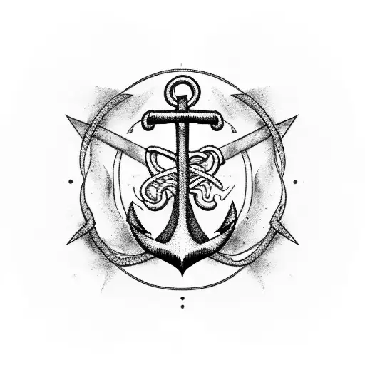 Anchor And Trident