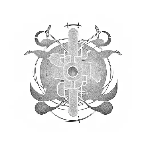 Circle Electric Guitar Arm