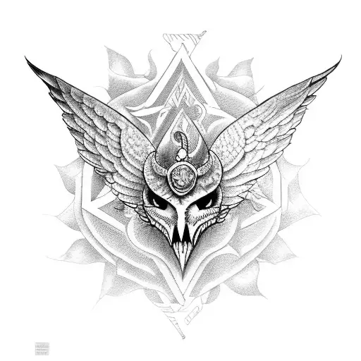 Caballero Con Armadura Y Alas De Angel