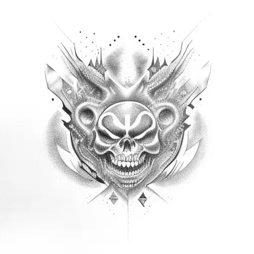 Smile Green And Purple In Vibes Dark Stile Grafiti