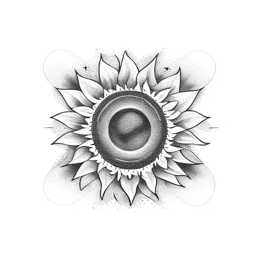 Combine A Music Note With A Sunflower