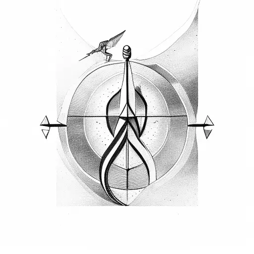 Sagittarius Sign With The Letter E