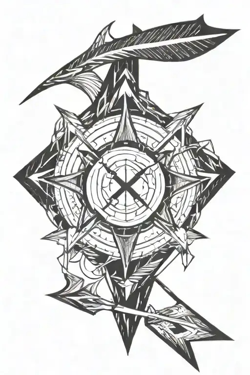 Oxe With Cross Arrow