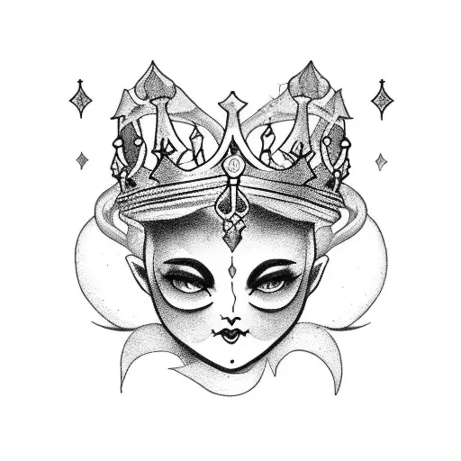 Tarot Queen Gothic Cute