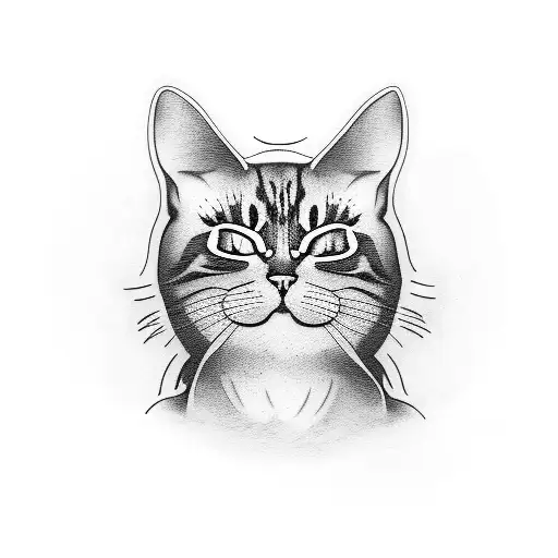 Sleeping Cat Made From Letters Findus