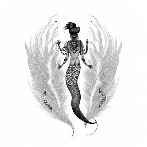 Brazilian Indian Mermaid Hugin A Child