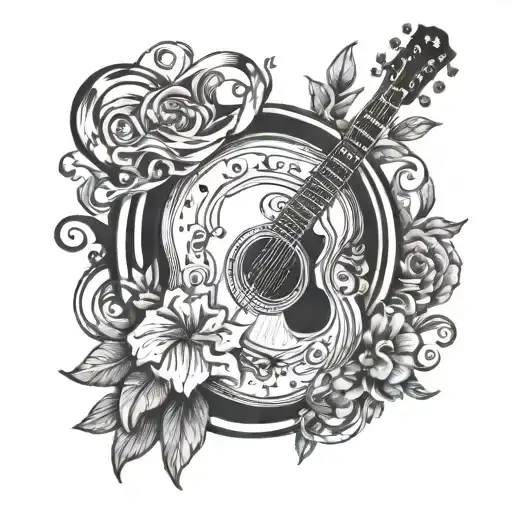 Music Inspired Tattoo Design