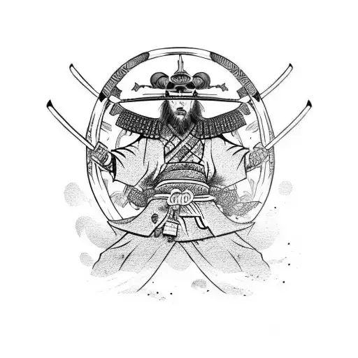 Samurai Fightning A Viking