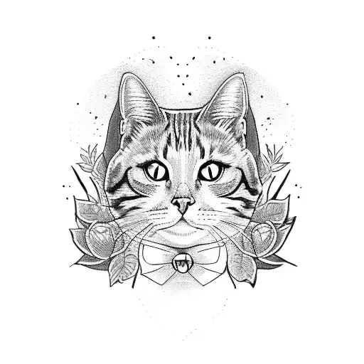 A Cat Woman Hybrid With A Domestic Cat