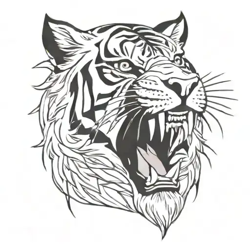 Staff Tiger Decoration