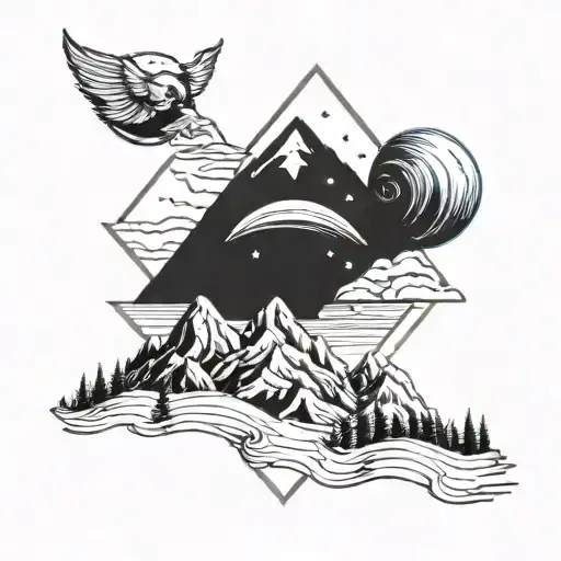 Jupiter And Mountains And Love