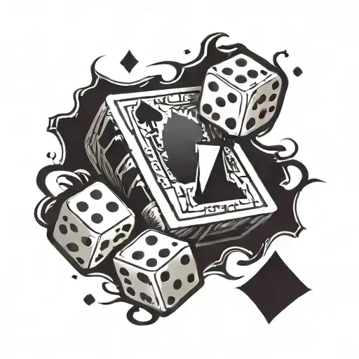 Lucky 7S Dice Rolling With Jackpot Slots Machine And Ace Cards