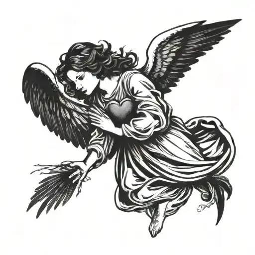 Angel Offering Heart