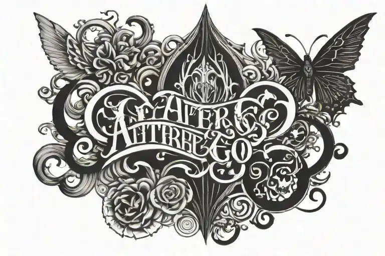 Alter Ego Dark Lettering