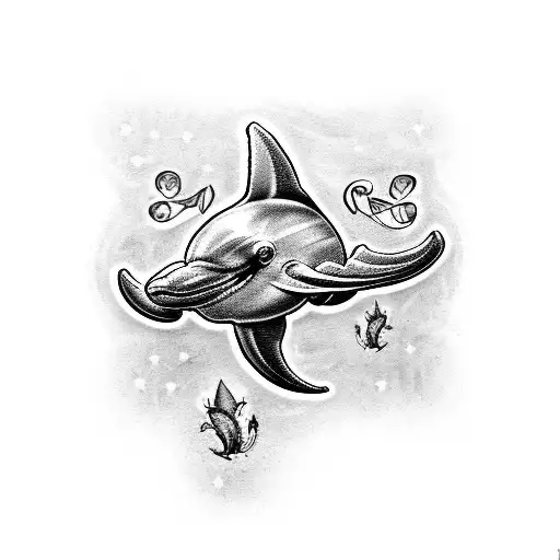 Florentine Fleur-de-lis And Dolphin