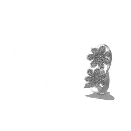A Ring With Flowers On It