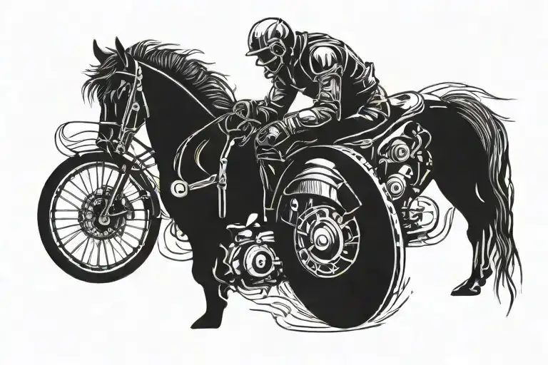 Half Horse Half Motorcycle
