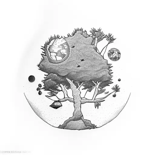 Tree Brokes The Earth