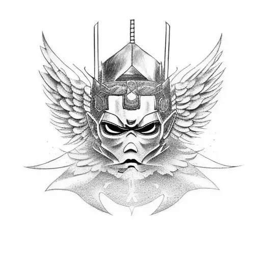 Combine The Elements Of An Angel And A Samurai In A Unique And Powerful Way