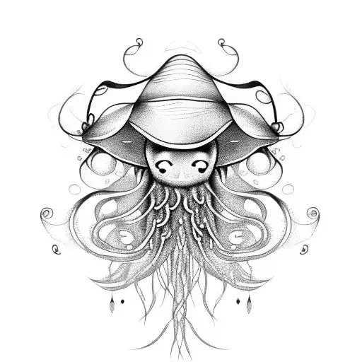 Mermaid Jellyfish Flowers