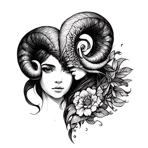 Aries And Gemini Intwined