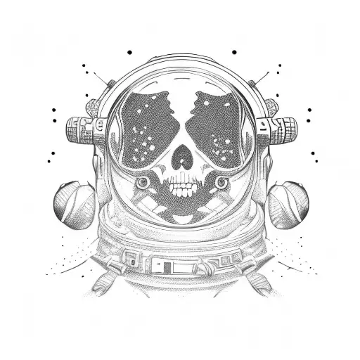 Astronaut Falling Apart