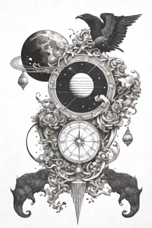 Combine Elements From Greek Mythology And Space To Create A Celestial Masculine Scene