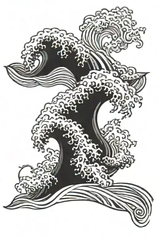 Tulkun And Ocean Waves Crashing