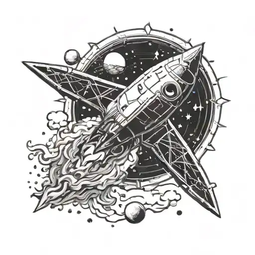 A 3D Printed Rocket Ship Traveling Through A Deterministic Universe